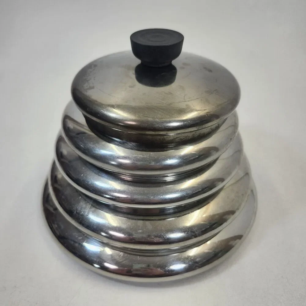 Revere Ware Replacement Lids for Saucepans or Skillet Lids ONLY 5 Pc Lot Vintage